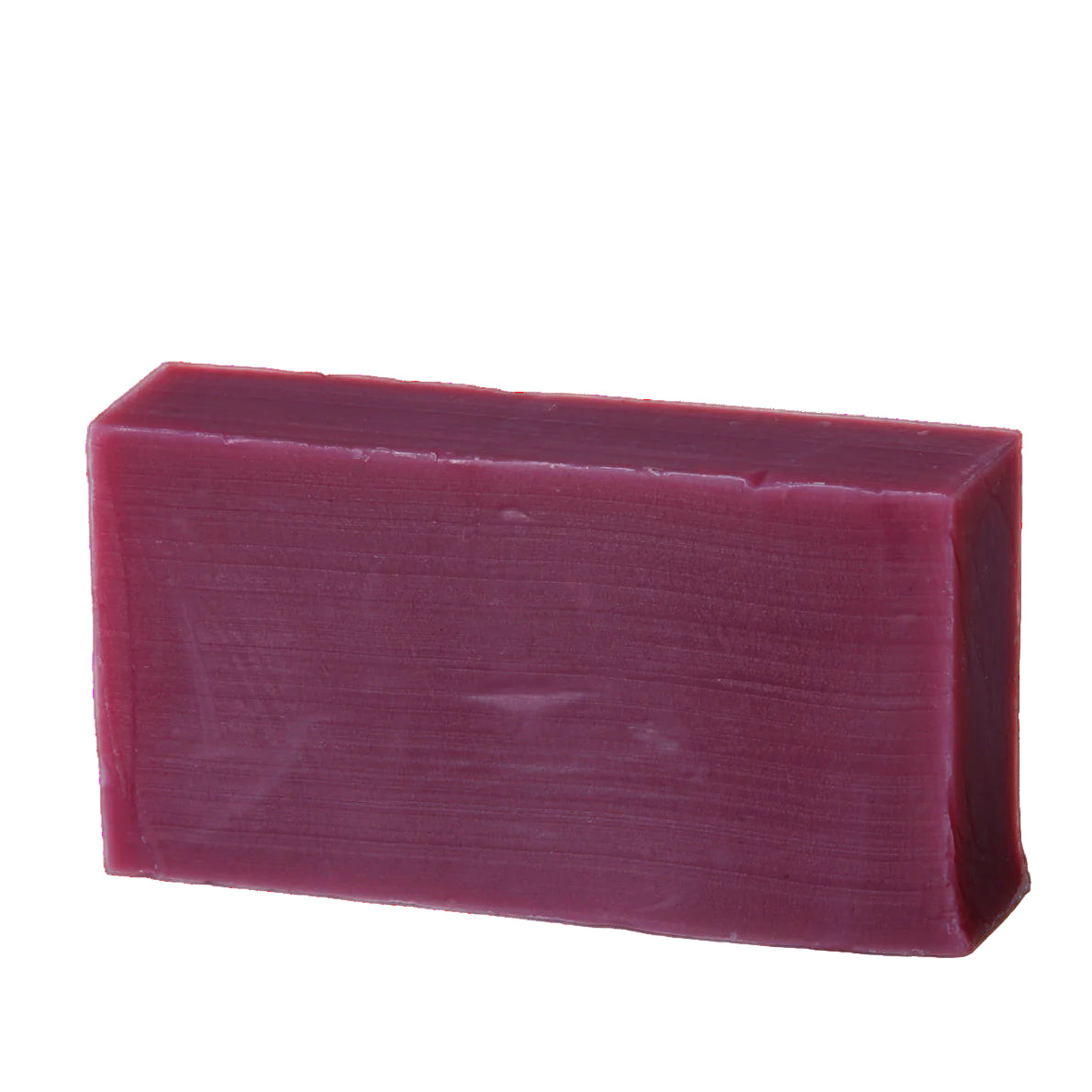 Lavendaer rectangular bar of soap on a white background